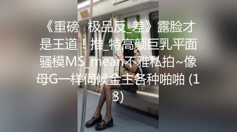 《重磅☛极品反_差》露脸才是王道！推_特高颜巨乳平面骚模MS_mean不雅私拍~像母G一样伺候金主各种啪啪 (13)