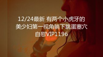 12/24最新 有两个小虎牙的美少妇第一视角躺下跳蛋塞穴自慰VIP1196